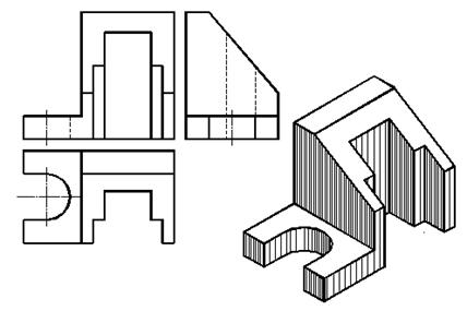 五、组合体|AutoCAD机械制图教程（图文教程）,五、组合体|AutoCAD机械制图教程,组合体,教程,制图,AutoCAD,第2张
