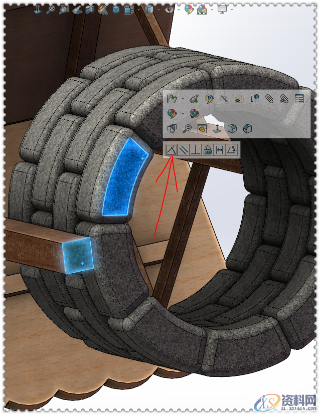 用SolidWorks软件设计一个木棚、一口井,SolidWorks,一个,设计,第38张