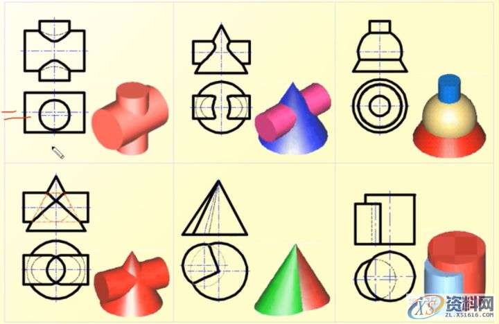 机械设计：机械制图CAD，相贯线,制图,设计,CAD,第2张