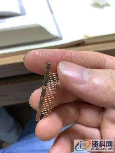 五金模具设计：48pin端子打沙拉变形大，送料困难，折弯高度不稳定怎么解决 ...,模具设计,第2张