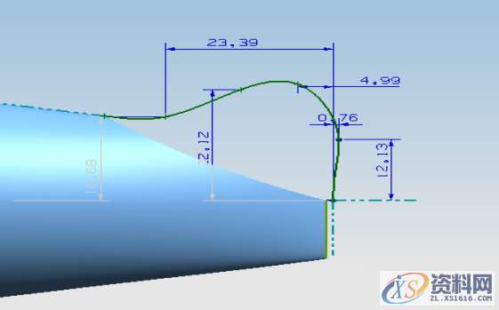 UG模具设计：用UG软件来绘制飞机模型,模具设计,绘制,软件,第8张