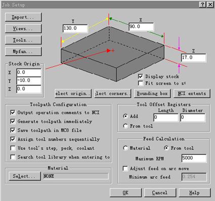 Mastercam教程－2.二维零件设计及轮廓加工刀具路径（图文教程） ...,Mastercam教程－2.二维零件设计及轮廓加工刀具路径,二维,教程,零件,第50张