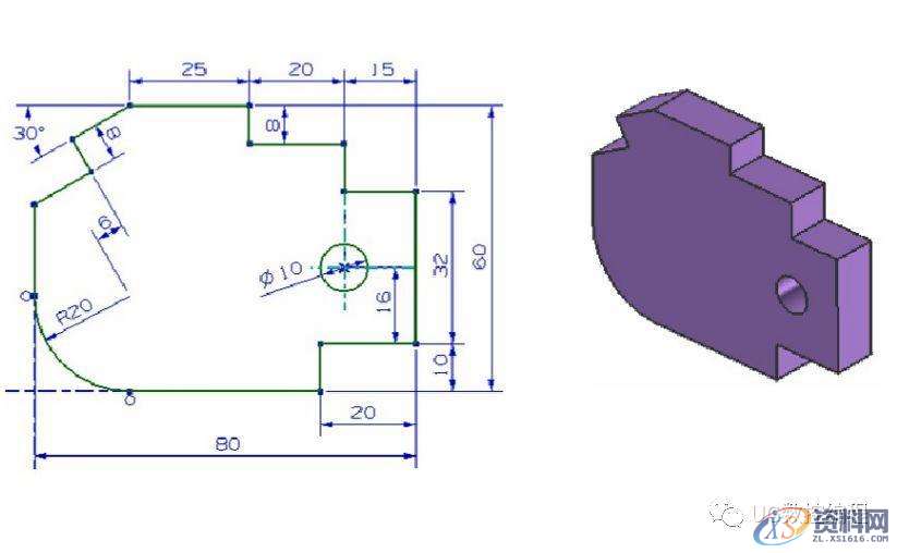 CNC数控编程——UG编程画图建模图纸分享，收藏后再也不用担心没有练习图啦！ ...,画图,建模,图纸,数控,第16张