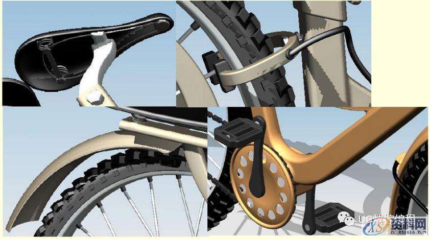 UG编程实例教学，带你学习自行车的绘图和建模,建模,绘图,实例,第46张
