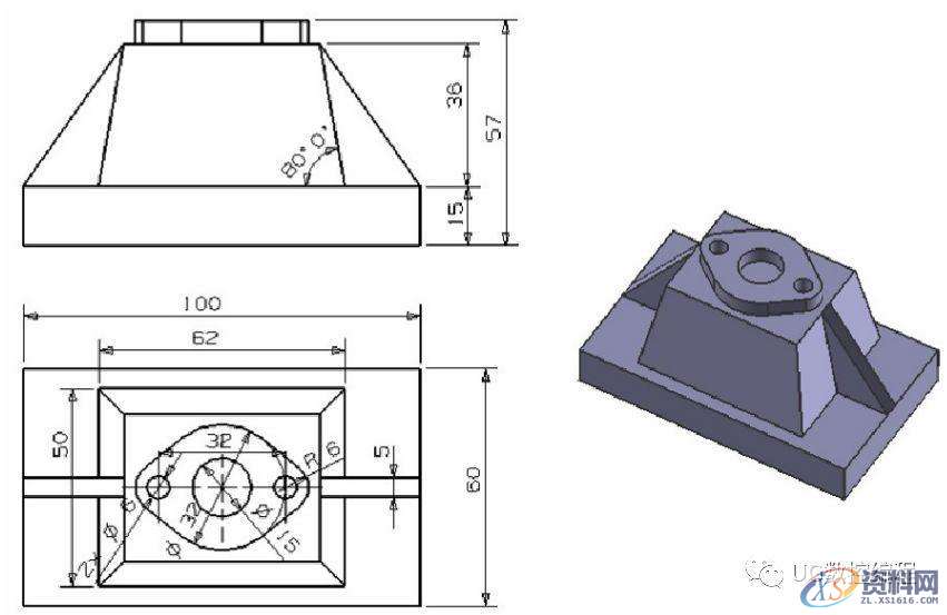 CNC数控编程——UG编程画图建模图纸分享，收藏后再也不用担心没有练习图啦！ ...,画图,建模,图纸,数控,第37张