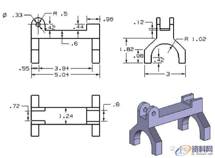 CNC数控编程——UG编程画图建模图纸分享，收藏后再也不用担心没有练习图啦！ ...,画图,建模,图纸,数控,第25张