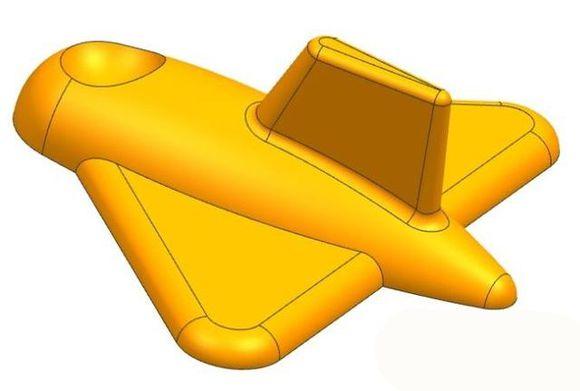 ug模具设计技巧飞机玩具实例，教你“补片”指令的正确运用！ ...,模具设计,实例,第1张