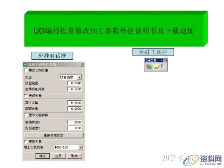 UG编程批量修改加工参数方法,参数,修改,加工,第1张