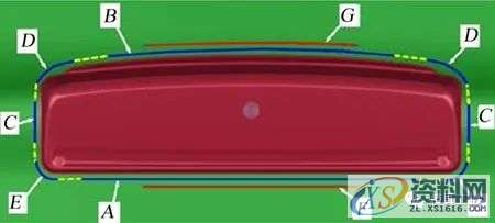 汽车模具设计：顶盖后部外板成形分析及回弹补偿研究,零件,整形,成形,如图,第4张