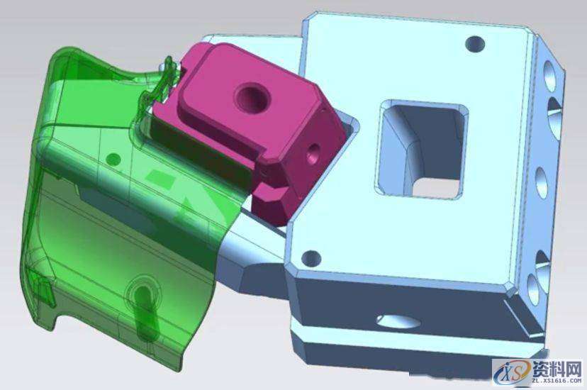 能轻松搞定这些模具结构的，绝对是大师级别的！,精雕,模具设计,模具,第15张