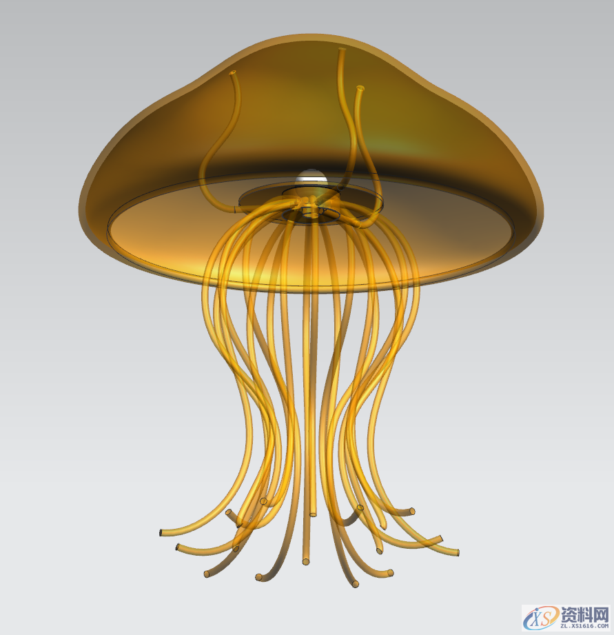 UG三维建模之水母小夜灯方案,草图,设计培训,绘制,培训,第16张