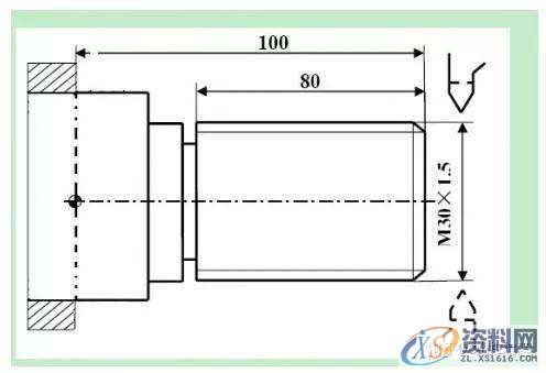 数控车床三个编程实例，轻松带你学手工编程！,实例,第6张