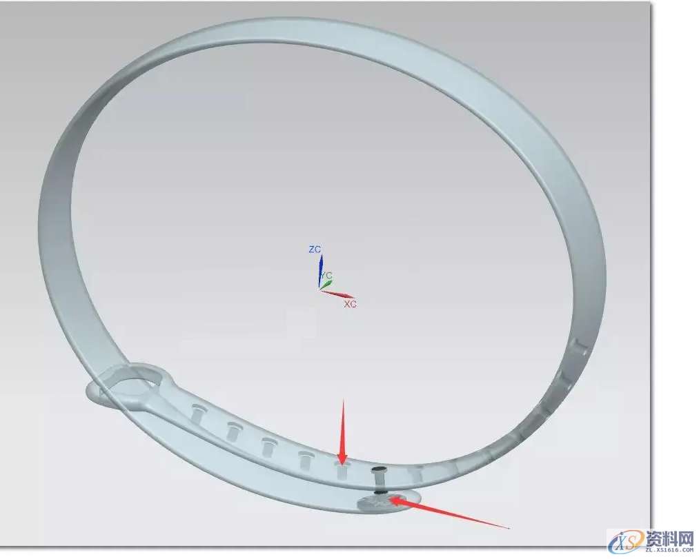 用UG软件设计如何建模造型一个小米手环,造型,建模,第7张