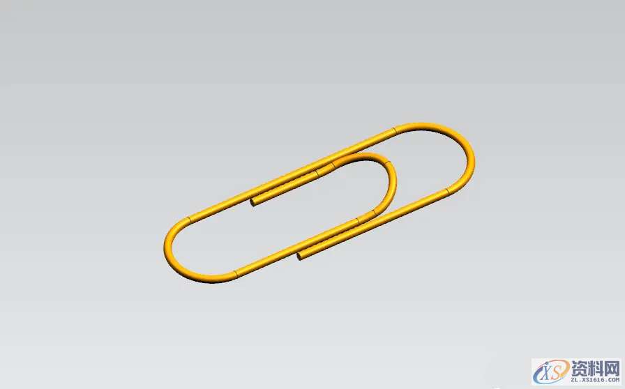 回形针用UG建模怎么画？只需4步，超级简单。,建模,第5张