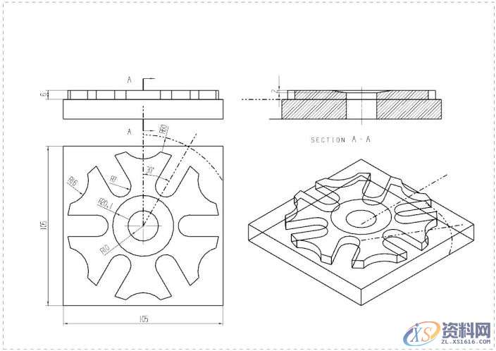 数控编程：UG8.5编程型腔类零件的造型与加工，实例讲解！第三章 基于UG自动编程的型腔零件加工第四章 后处理生成程序第五章 模拟仿真加工,型腔,加工,零件,造型,第1张