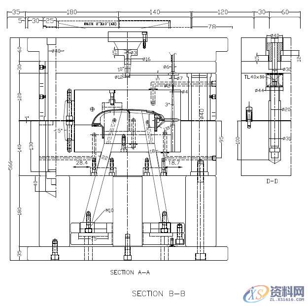 塑胶模具设计：一个好的汽车安全气囊壳体是这样设计的,塑件,安全,模架,水口,第6张