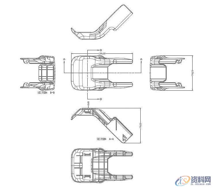 出口模具注塑设计：轿车的后座滑道盖注塑模具设计总结经验 ...,注塑,模具设计,第1张