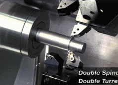 数控机床GIF图，一组相见恨晚的机械动态图1、外球面车削2、车床上仿形设备3、坐标轴4、手动仿形车削5、车床上制作六角头6、车床上制作矩形车床上制作面槽车床上制作面槽车削椭圆装置木螺旋钻,数控机床GIF图，一组相见恨晚的机械动态图,模具设计,制作,第26张