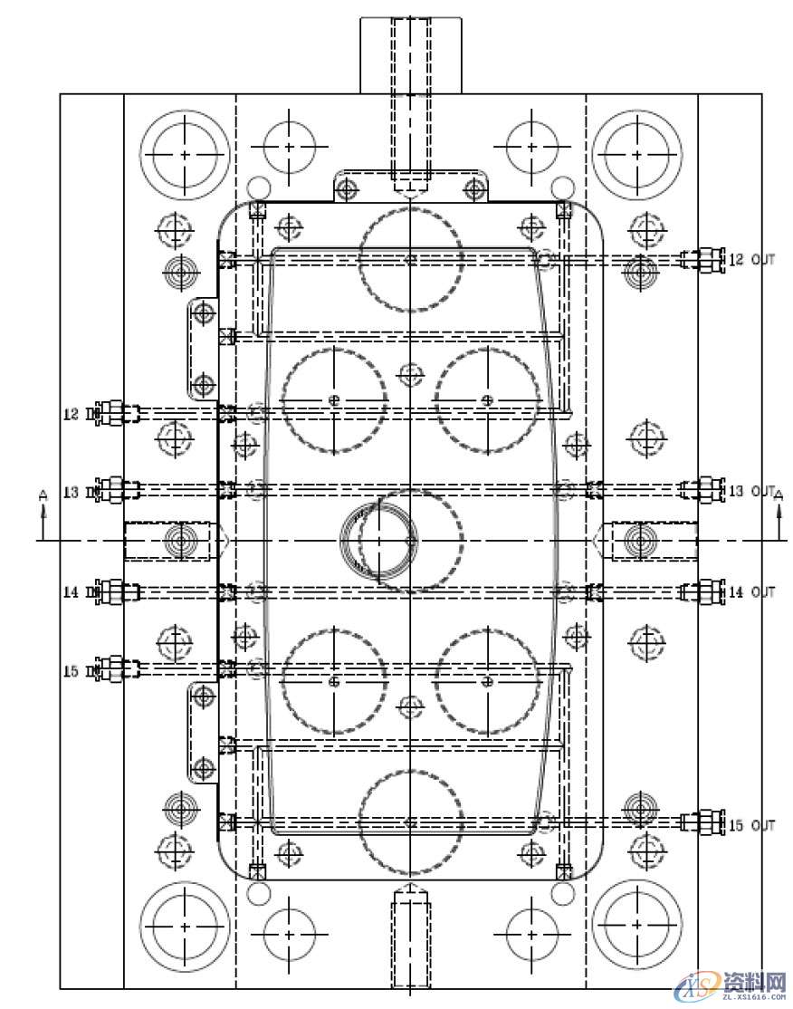 塑胶模具设计:倒装模显示器底座的细水口设计详细流程,水口,模具设计,塑胶,第3张