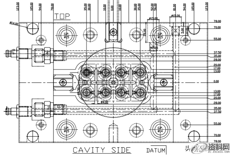 从一套小模具认识法国模具的设计理念,模具,水口,设计,排气,第4张
