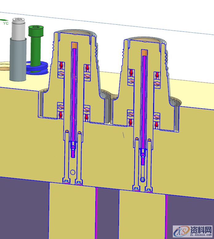 塑料内螺纹抽芯，简易模具设计，直接有效的进行脱模，真是绝了 ...,塑料内螺纹抽芯，简易模具设计，直接有效的进行脱模，真是绝了,齿轮,样式,采用,设计培训,产品,第7张