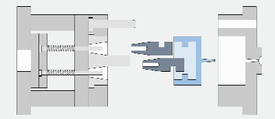 一目了然的模具结构动态图！快来看看吧！！！,分型,机构,侧向,脱模,第36张