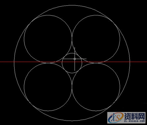 告诉你CAD中一个大圆和几个小圆相切的操作步骤,CAD中一个大圆和几个小圆相切的操作步骤,相切,培训,设计培训,电商,第4张