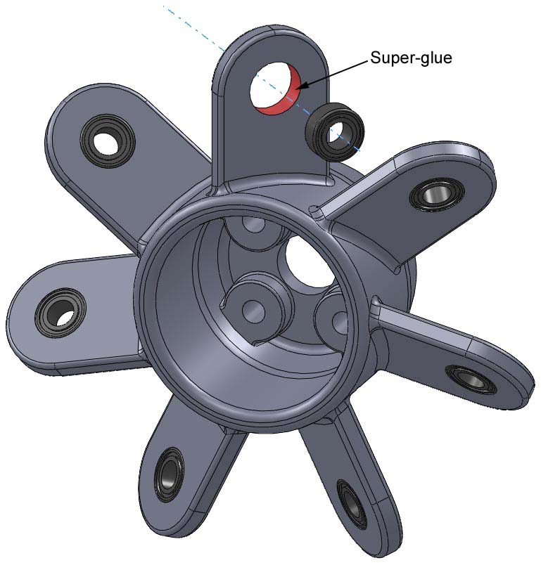 3D打印全向轮式机器人步骤（英文）（图文教程）,3D打印全向轮式机器人步骤（英文）,步骤,第2张