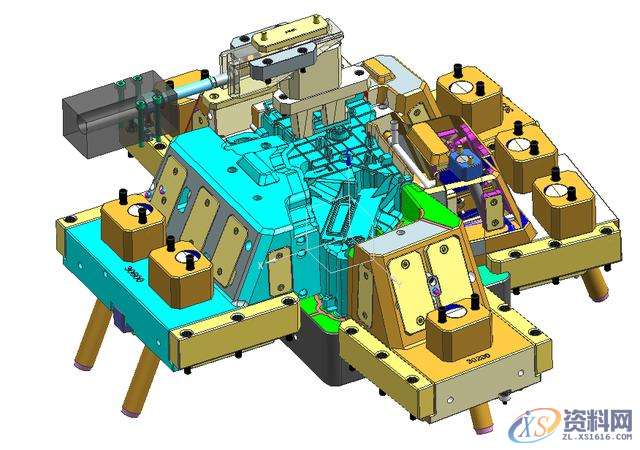 UG汽车模具设计:汽车空调壳体结构解析，建议收藏,模具设计,结构,第12张