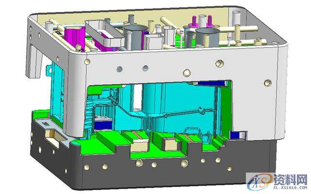UG汽车模具设计:汽车空调壳体结构解析，建议收藏,模具设计,结构,第5张