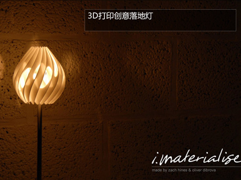 3D打印疯狂想象力美图（图文教程）,这个灯罩建模简单一点，不过同样需要大型工业用的3D打印设备才能完成，普通用户只能购买成品。,打印,第4张