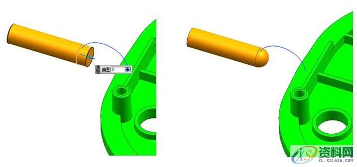 UG快速画牛角进胶的绝招,第2张