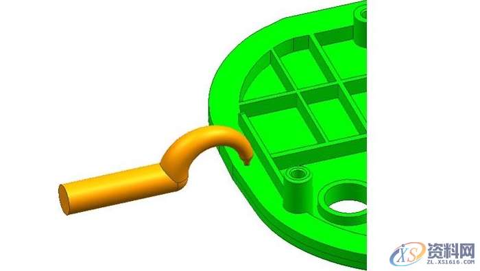 UG快速画牛角进胶的绝招,第5张