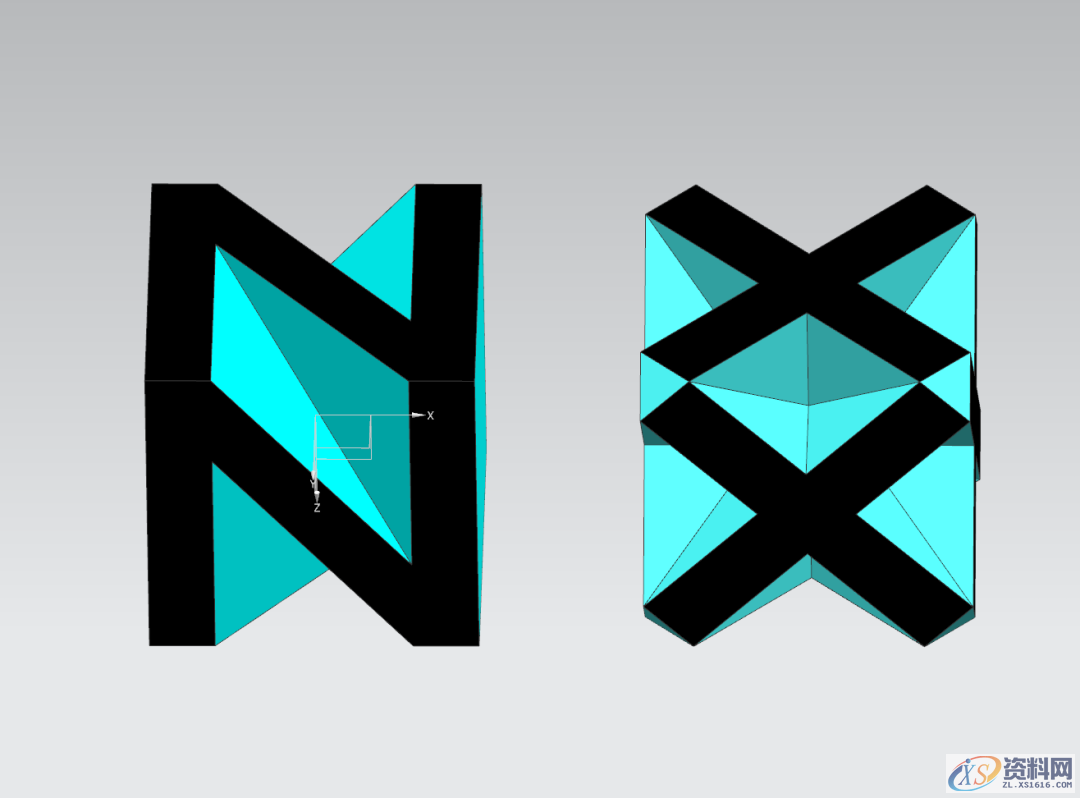 UG教学：绘制一个三维立体字母NX模型,三维,绘制,立体,模型,第1张