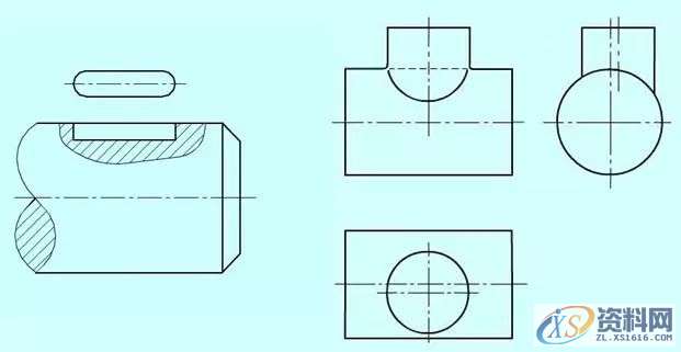干货的机械制图中的各种简化画法，赶紧来看看吧！,画法,投影,第6张