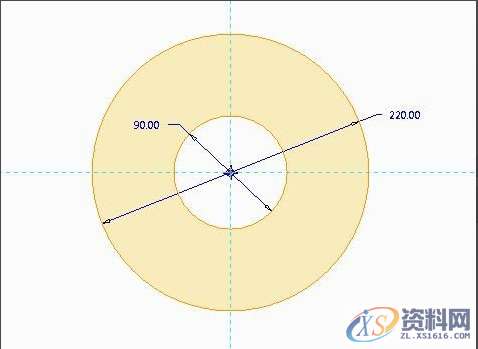 Pro/E产品设计：电风扇扇叶的设计方法Pro/E产品设计：电风扇扇叶的设计方法,设计培训,圆柱,一个,第2张