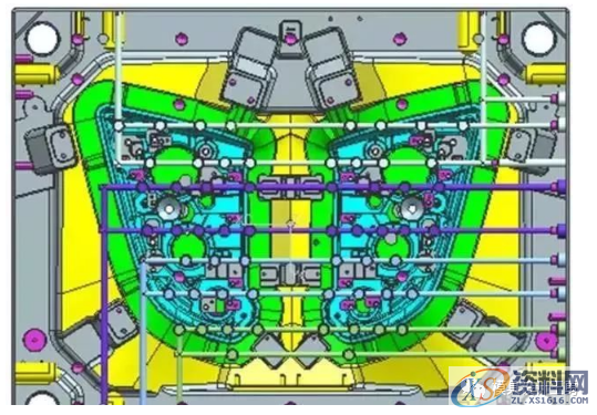 汽车前大灯模具设计,汽车前大灯模具设计,塑件,模具,设计,分型,定位,第4张