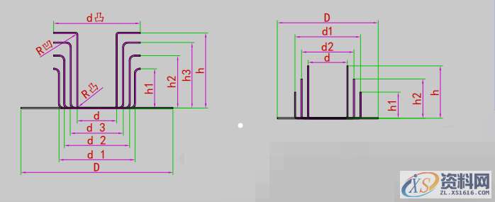 「精品」连续拉伸模设计：连续拉伸模注意事项及模具结构设计规范 ... ...,圆角,半径,第2张