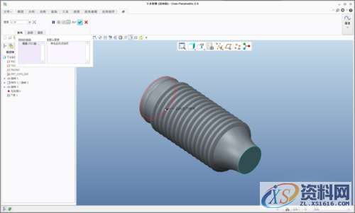 Pro/E产品设计：下水软管设计流程,如图,旋转,阵列,设计培训,第15张