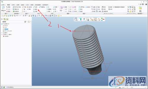 Pro/E产品设计：下水软管设计流程,如图,旋转,阵列,设计培训,第11张