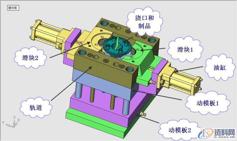 UG高手分享一套图文并茂的螺旋盖模具！,UG高手分享一套图文并茂的螺旋盖模具！,油缸,模板,浇口,制品,第8张