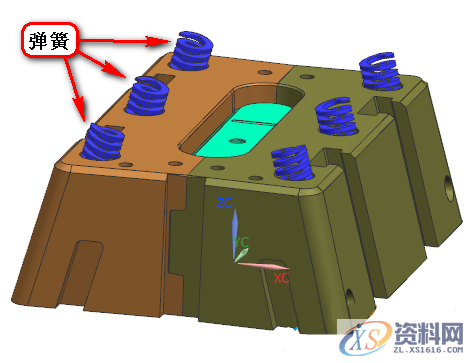 UG模具设计分享前模“弹滑块”的做法，建议收藏UG模具设计分享前模“弹滑块”的做法，建议收藏,模具设计干货分享！前模“弹滑块”的做法参考,模具设计,第3张