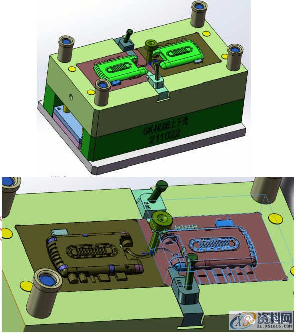 塑胶模具设计：执法记录仪前后壳体注塑模设计要点+3D,塑件,设计,mso,第3张