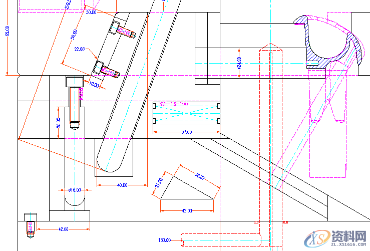 25类滑块经典结构：滑块+滑块、滑块+斜顶、滑块+顶针,25类滑块经典结构：滑块+滑块、滑块+斜顶、滑块+顶针,结构,进行,机构,第2张