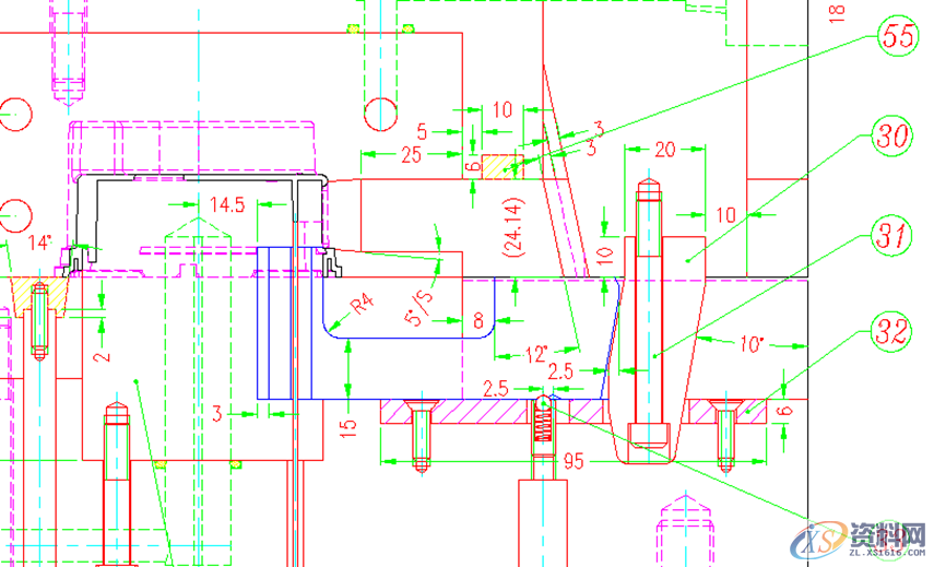 25类滑块经典结构：滑块+滑块、滑块+斜顶、滑块+顶针,25类滑块经典结构：滑块+滑块、滑块+斜顶、滑块+顶针,结构,进行,机构,第9张