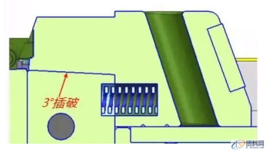 模具设计注意事项：分型面设计规范：斜顶侧向抽芯机构设计：滑块侧向抽芯机构设计：浇注系统设计：温度控制系统设计：模架及顶出系统设计：标准件：制造工艺要求：,模具设计注意事项：,水路,设计,分型,第5张