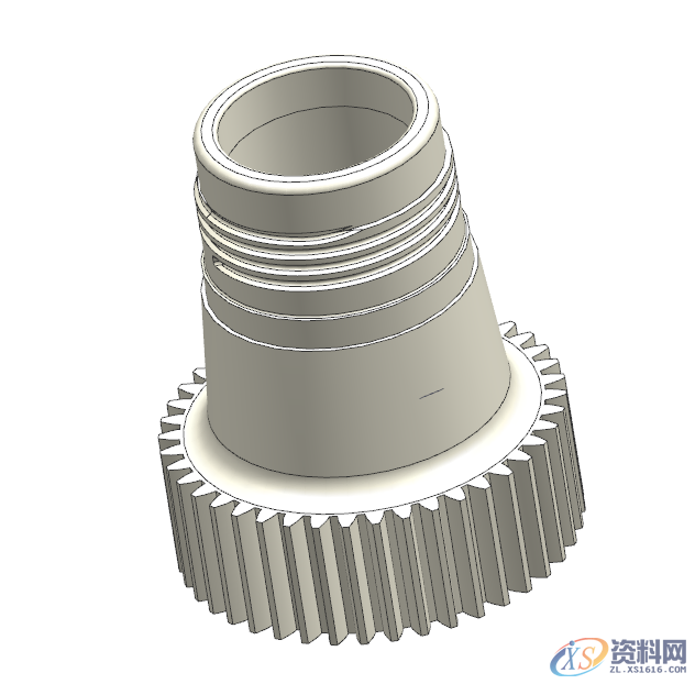 塑料内螺纹抽芯，简易模具设计，直接有效的进行脱模,塑料内螺纹抽芯，简易模具设计，直接有效的进行脱模，真是绝了,齿轮,样式,采用,加工,第10张