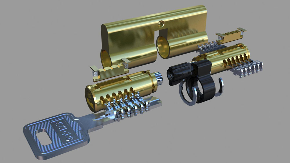 金点原子叶片锁结构3D图解(图文教程),金点原子叶片锁结构3D图解,结构,第10张