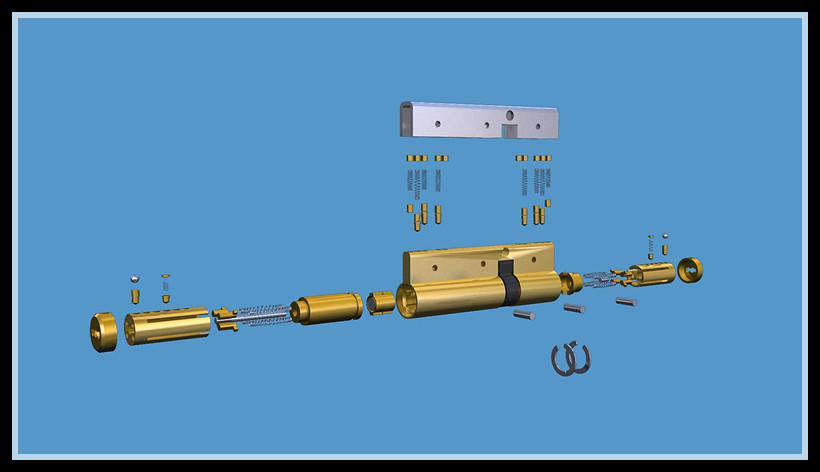 钱进锁结构3D图解(图文教程),钱进锁结构3D图解,结构,第12张