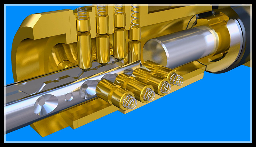 安防铁架锁结构3D图解(图文教程),安防铁架锁结构3D图解,结构,第13张